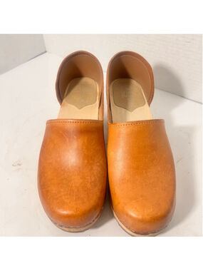Sandgrens Brett Low-Closed Leather Clogs Boho Hippie Comfort Coastal Minimalist